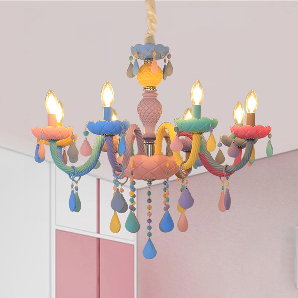 Morandi Moderne Design Kleurrijke Kroonluchter Metalen Kinderkamer/Woonkamer/Eetkamer/Slaapkamer
