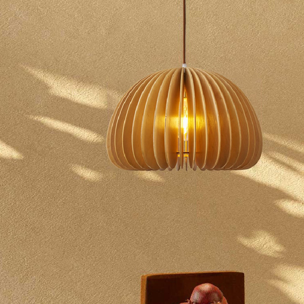 Ozawa Moderne Design Ronde  LED Hanglamp Hout Woonkamer Keuken