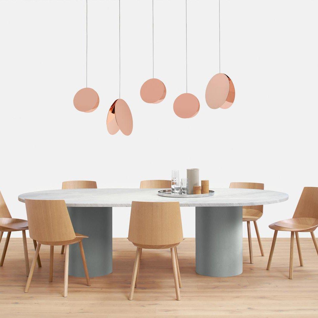 Morandi Moderne Design LED Ronde Hanglamp Metaal 6 Kleur Woon/Slaap/Eetkamer