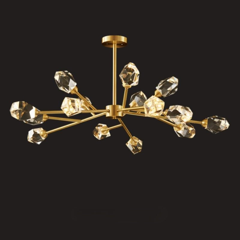 Kristy Modern LED Kroonluchter Gouden Metaal Woonkamer Eetkamer Bar