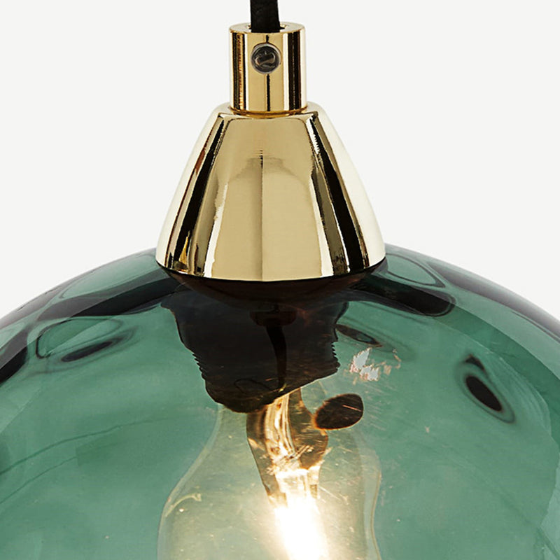 Hailie Modern Waterrimpeling Cluster 3 Hoofd Hanglampen Glas Woonkamer