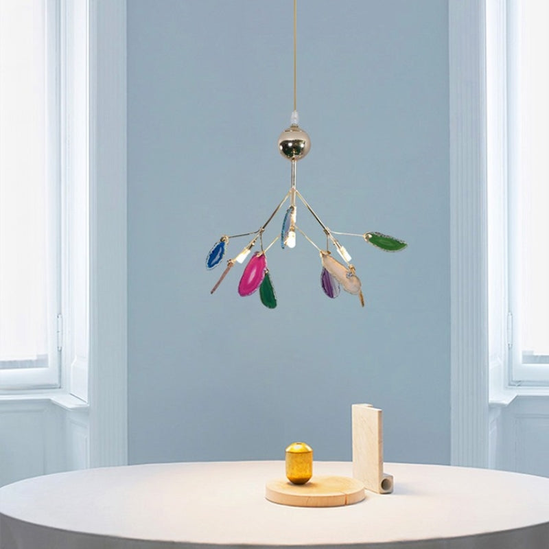 Javon Nordic Agaat Creatieve Kleurrijke Kroonluchter Slaapkamer/Woonkamer