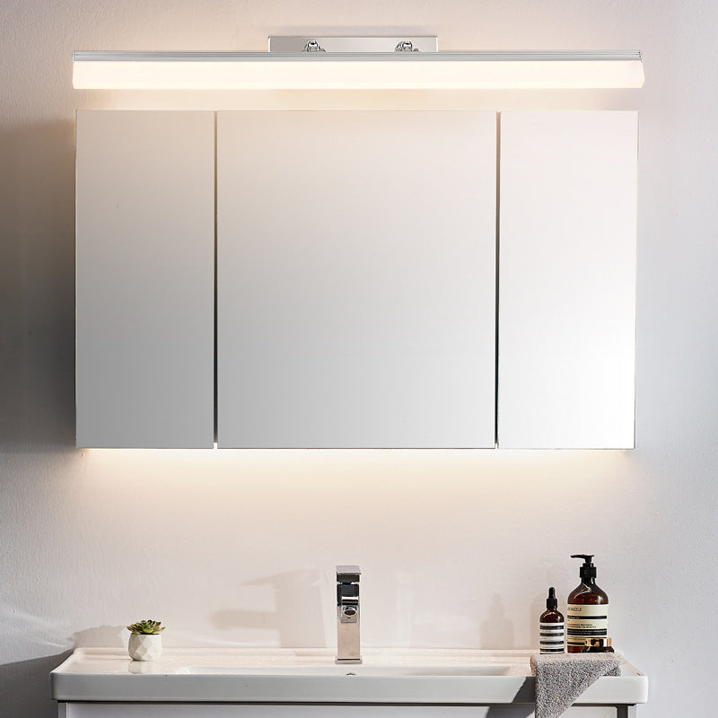 Leigh Moderne Minimalistisch Rechthoekige Wandlamp  Zwart/Zilver Metaal