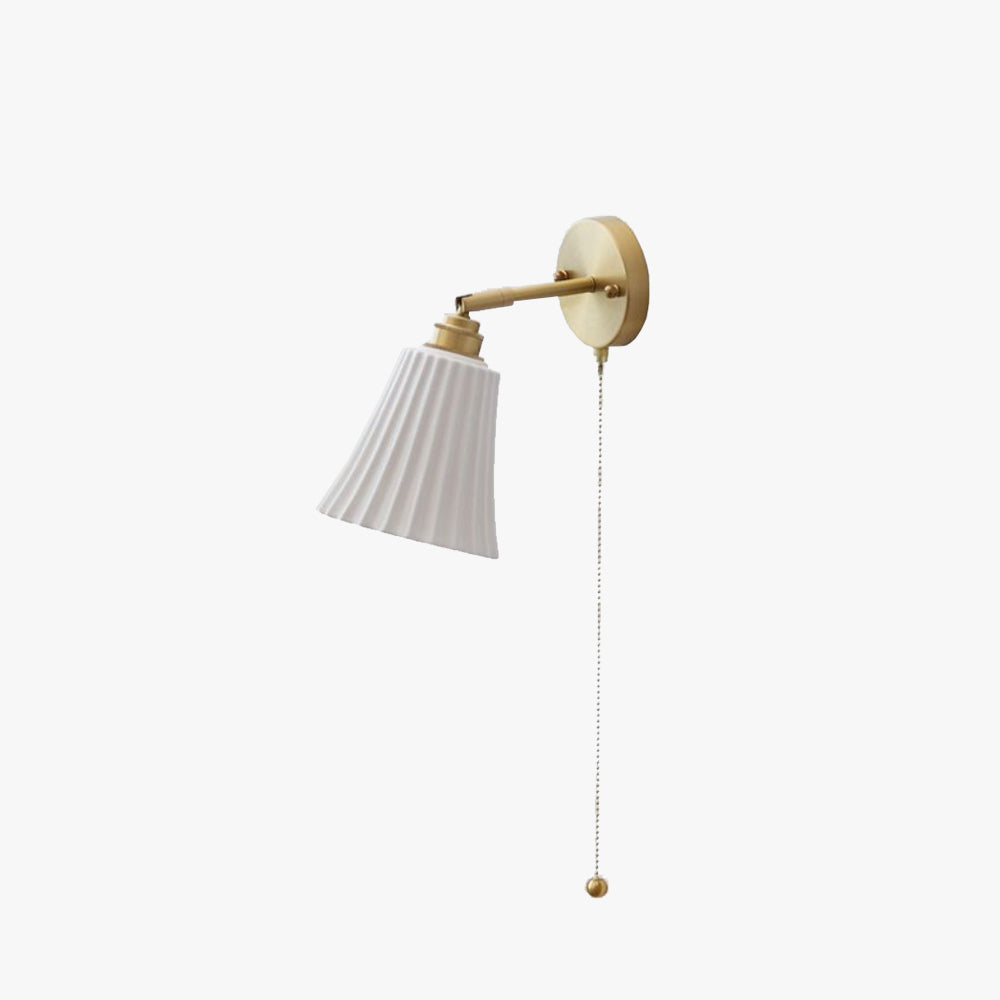 Meza Modern Trek Koord Metaal Keramiek Binnen Wandlampen Slaapkamer