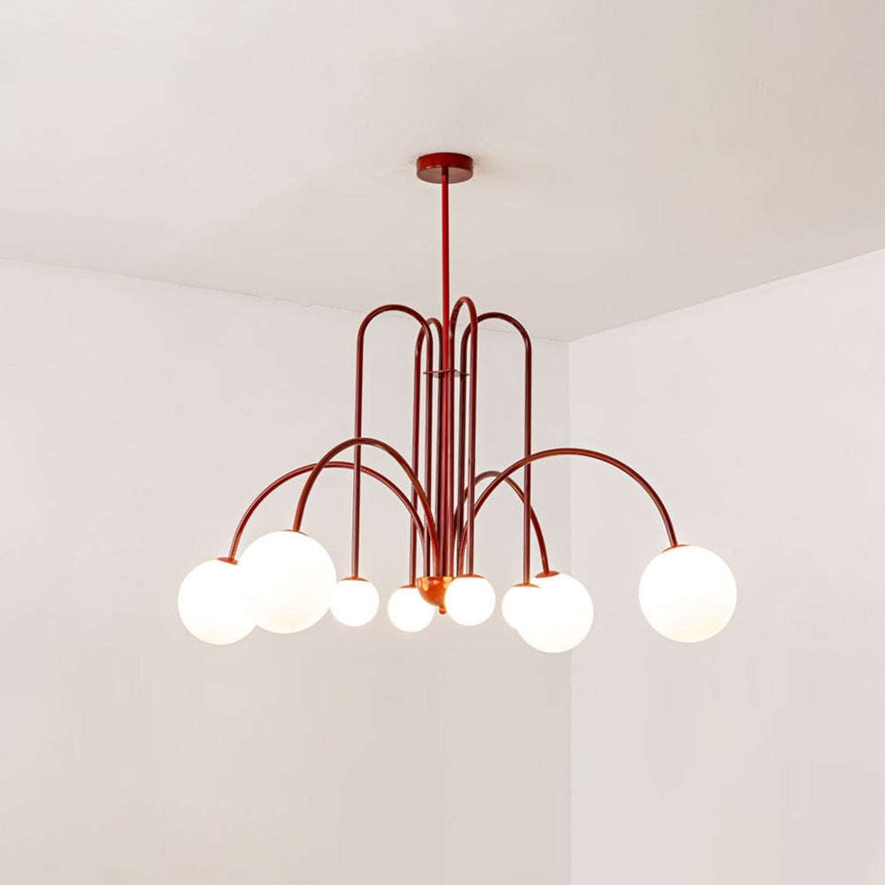Elio Moderne Met Dubbele Laag Glas Wit/Zwarte Hanglamp, Woonk/Eetk/ Slaapkamer