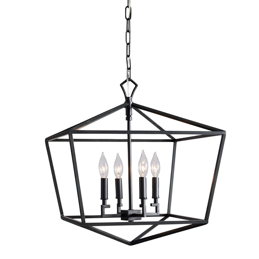 Tristan Design Hanglampen Zwart/Brass/Grijs Metaal Slaapkamer/Woonkamer