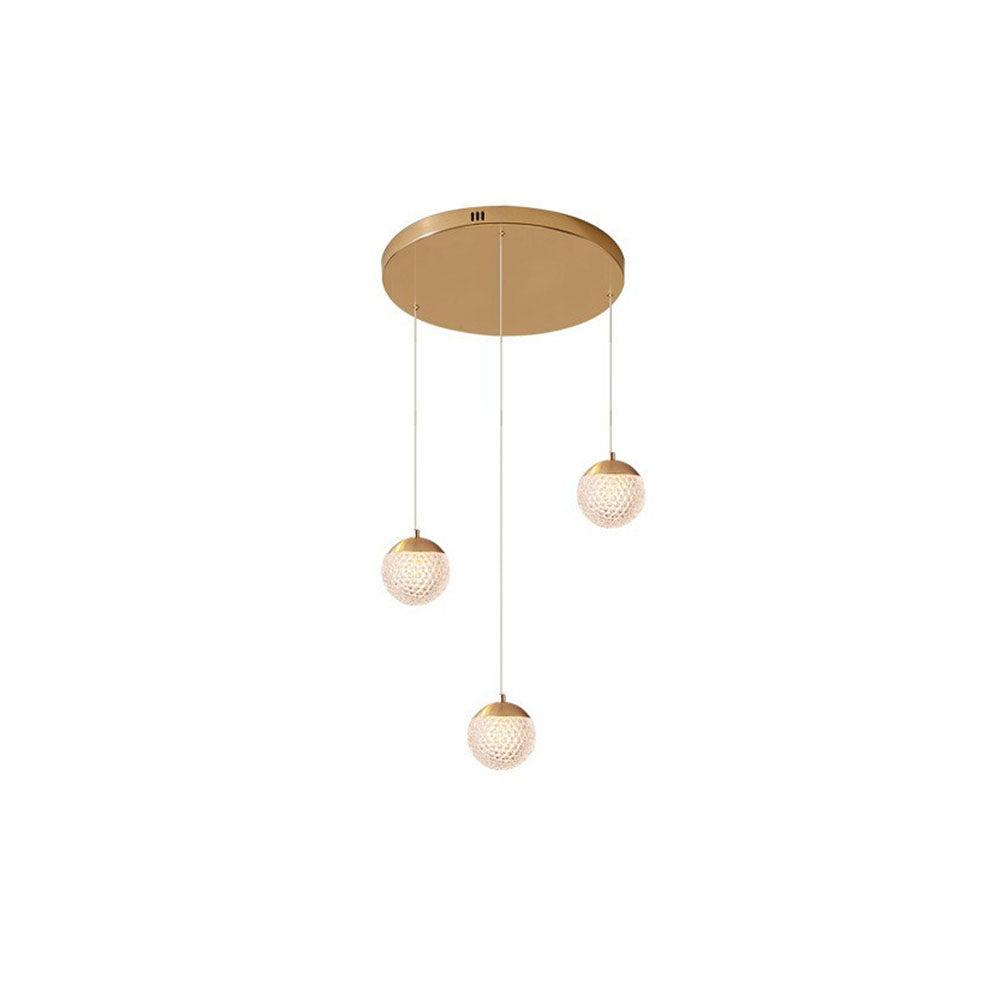 Jibril Moderne LED Kroonluchter Gouden Metaal Slaapkamer Woonkamer