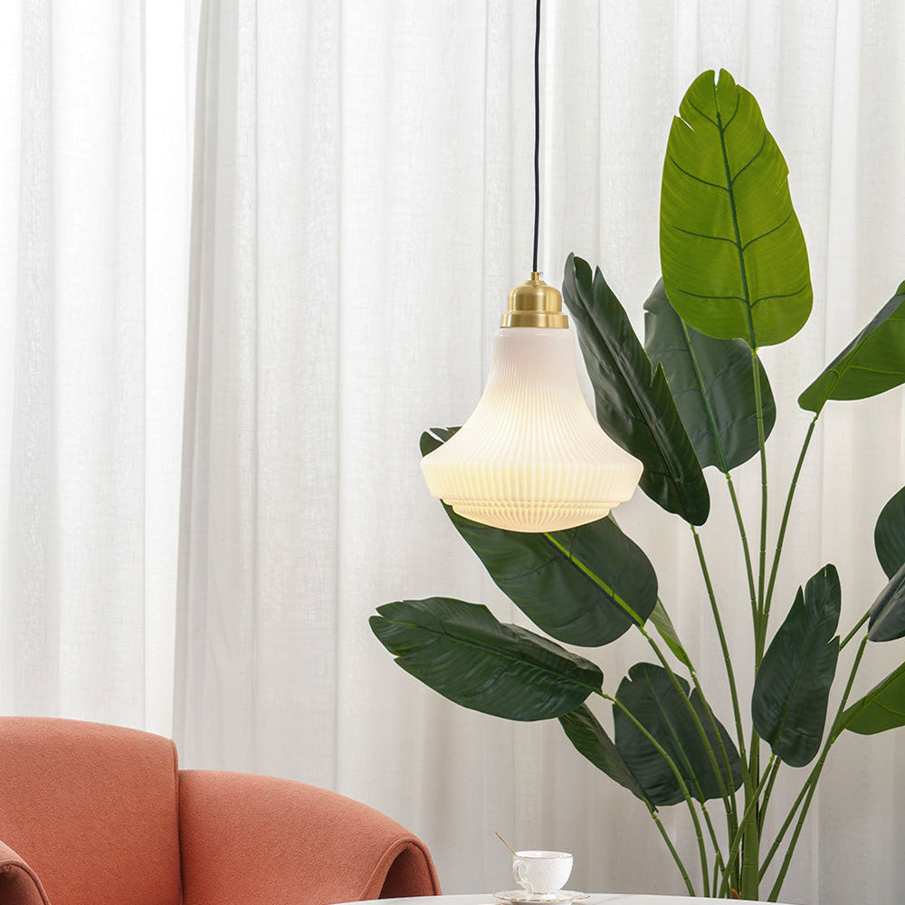 Hailie Retro Hanglampen Metaal Glas Eetkamer Slaapkamer Woonkamer