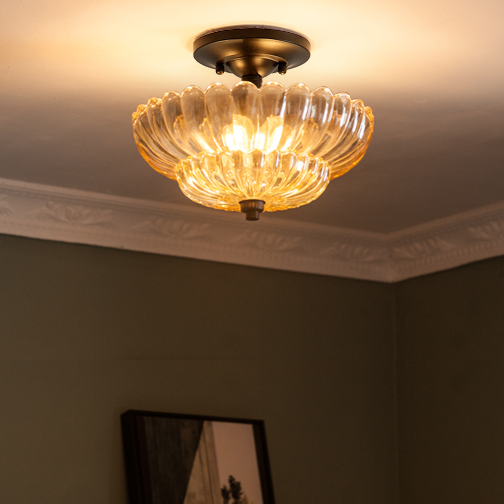 Lily Modern Paraplu Glas Plafondlamp Slaapkamer Woonkamer
