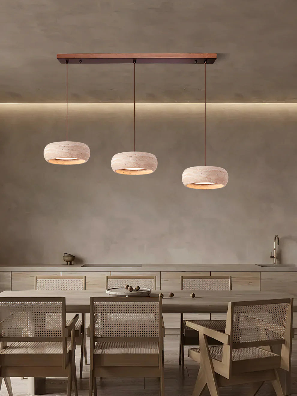 Ozawa Modern Ronde Cement Hanglampen Lampenkap Slaapkamer Eetkamer