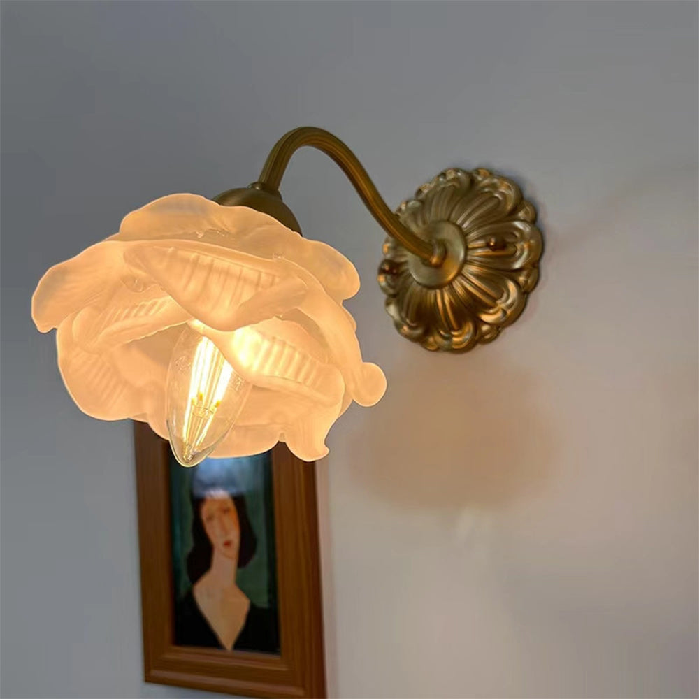 Lily Vintage Metaal Glas Wandlampen Woonkamer Slaapkamer