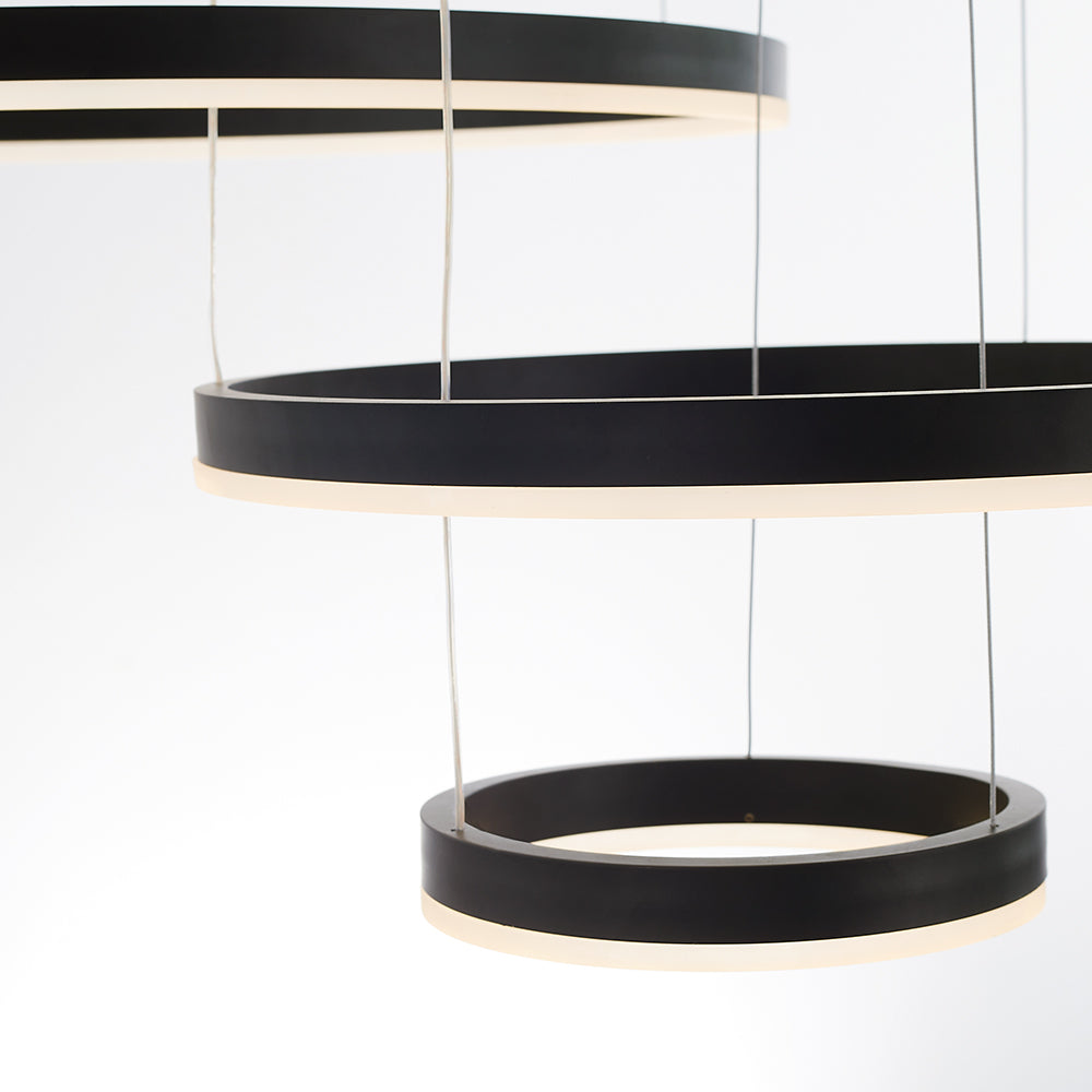 Alonza Moderne Grote  Hanglampen Wit Metaal Slaapkamer  Woonkamer Tir-Cirkel