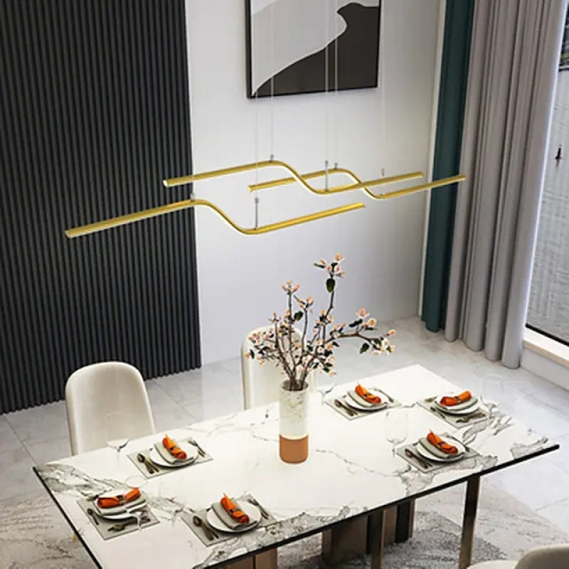 Louise Design Moderne LED Hanglampen Zwart Goud Metaal Slaapkamer