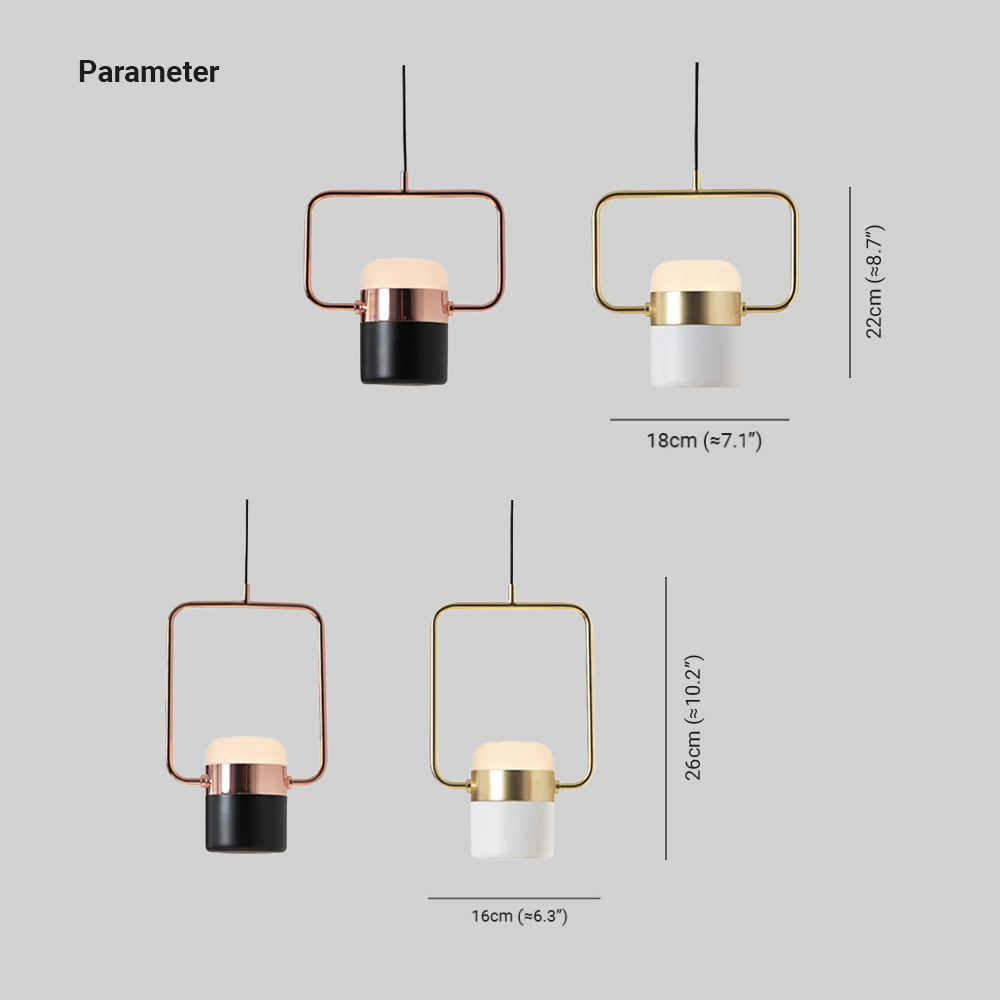 Morandi Moderne LED Hanglampen Zwart Wit Metaal Glas Eetkamer Slaapkamer
