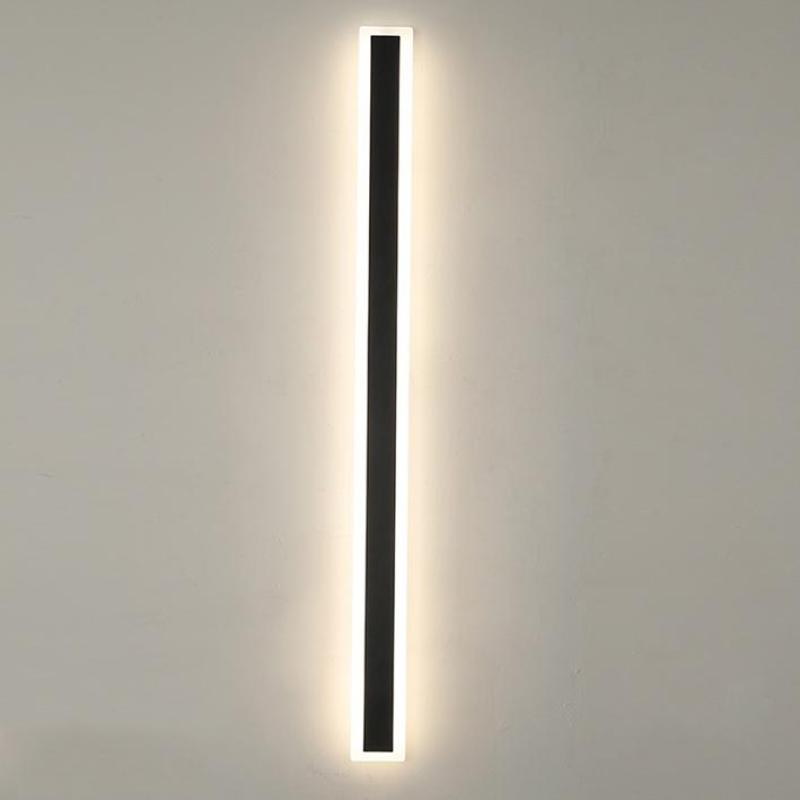Edge Moderne Minimalistische LED Buitenlamp Metaal Acryl Tuin