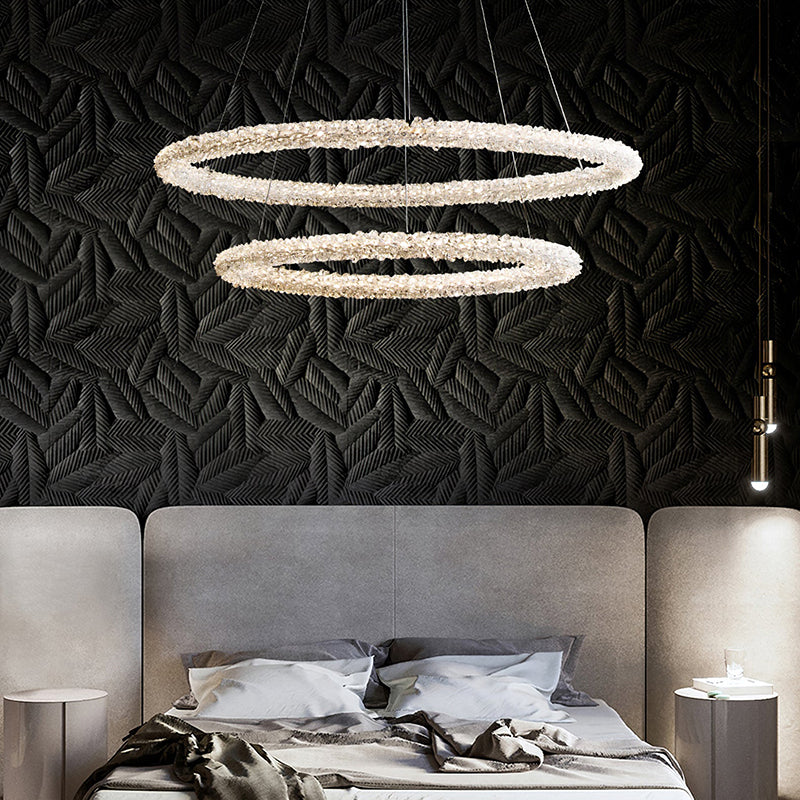 Kristy Modenre Roud LED Hanglamp Metaal/Kristal Woonkamer/Slaapkamer