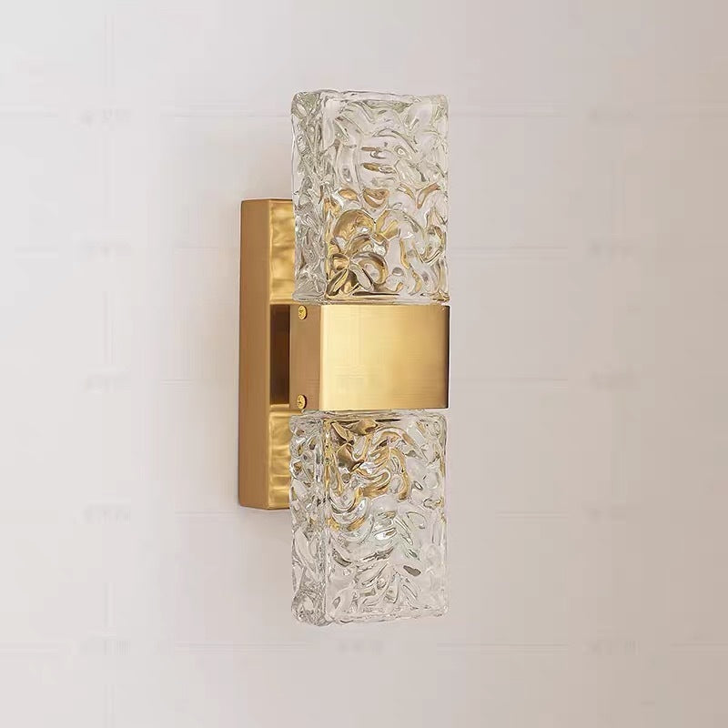 Kajetan Moderne LED Wandlamp Metaal/Acryl Goud/Transparant Slaap/Woon/Badkamer