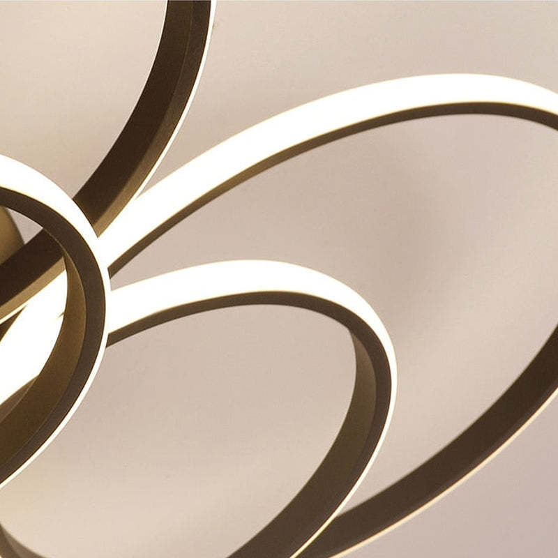 Lacey Moderne Rond LED Plafondlamp Metaal/Acryl Slaapkamer/Woonkamer/Kinderkamer