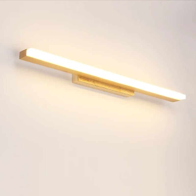 Leigh Moderne Minimalistische Lineaire Wandlampen Hout Woonkamer