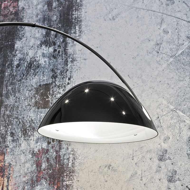 Elio Ronde Moderne LED Vloerlampen Zwart Metaal Eetkamer Slaapkamer