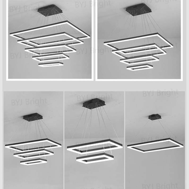 Orsini Design LED Hanglampen Zwart Wit Metaal Eetkamer Slaapkamer