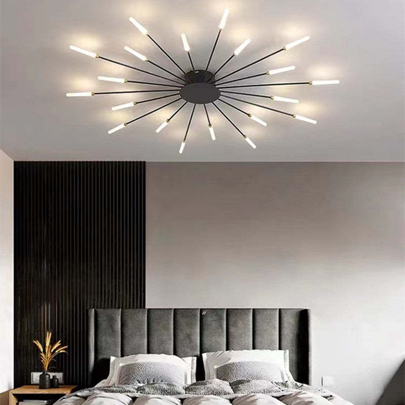 Lowry Grote LED Plafondlampen Wit Metaal Woonkamer Slaapkamer Hotel
