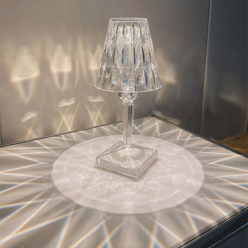Kristy Moderne LED Tafellamp Acryl Transparant Woonkamer/Slaapkamer