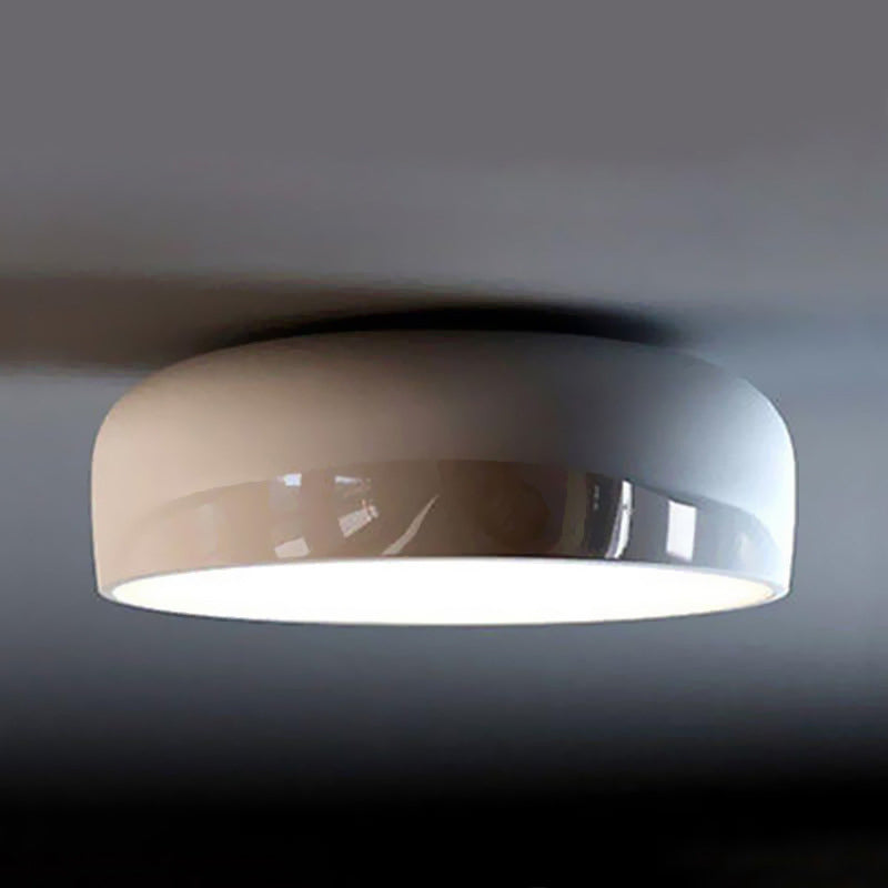 Leilani Ronde LED Plafondlampen Wit Zwart Metaal Acryl Woonkamer