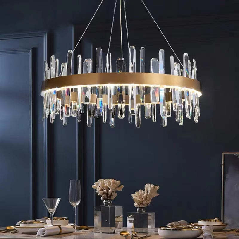 Marylin Moderne LED Hanglamp Metaal/Kristal Goud Slaapkamer/Woonkamer/Eetkamer