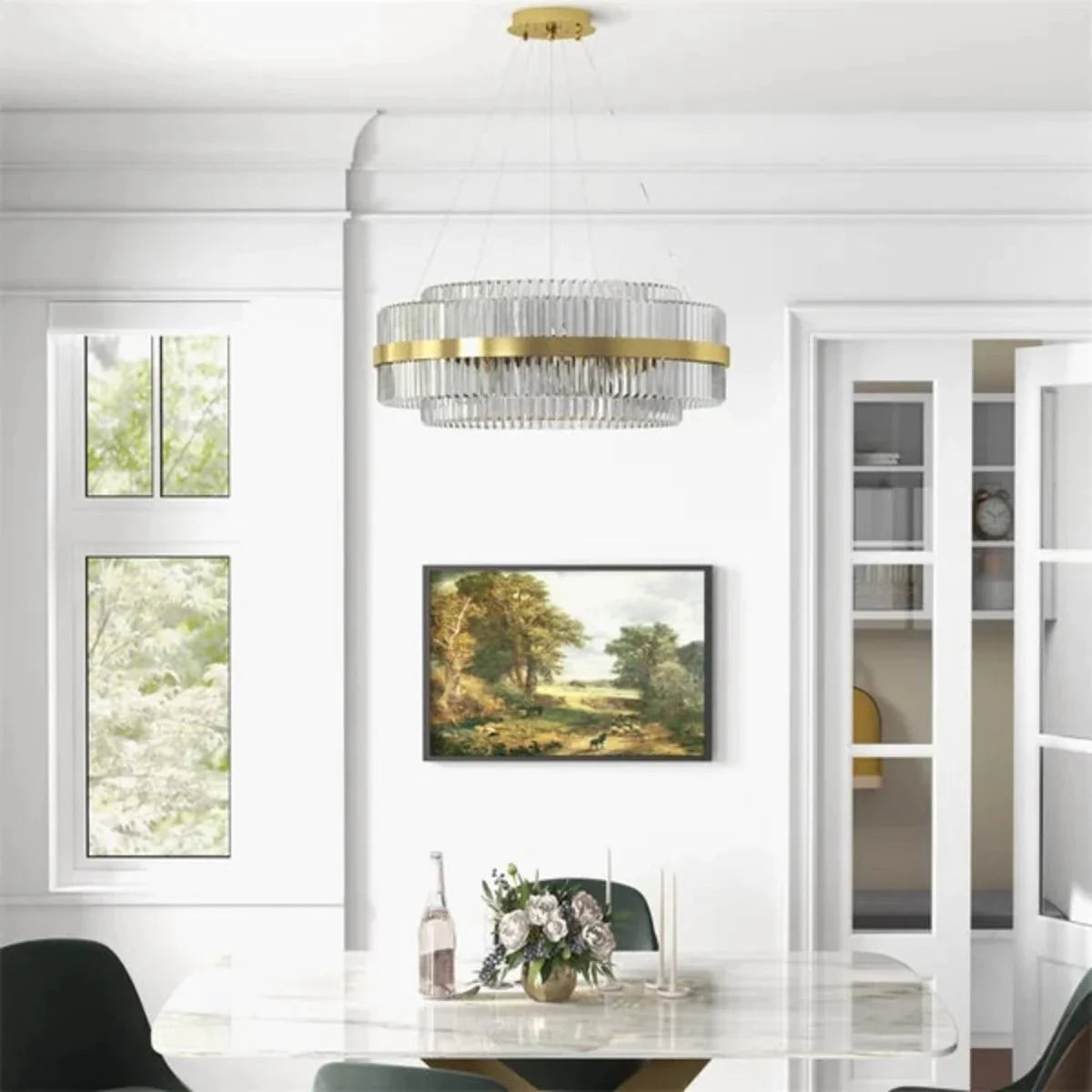 Marilyn Modern Design LED Kroonluchters Ronde Metaal Slaapkamer