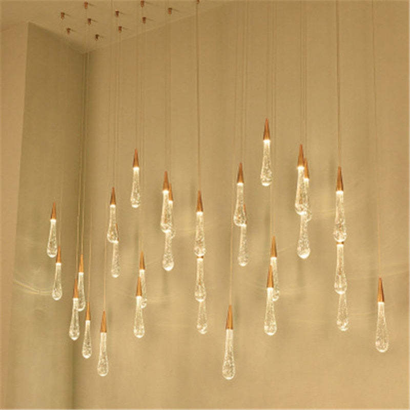 Kristy Kleine LED Hanglampen Goud Kristal Metaal Slaapkamer Eetkamer