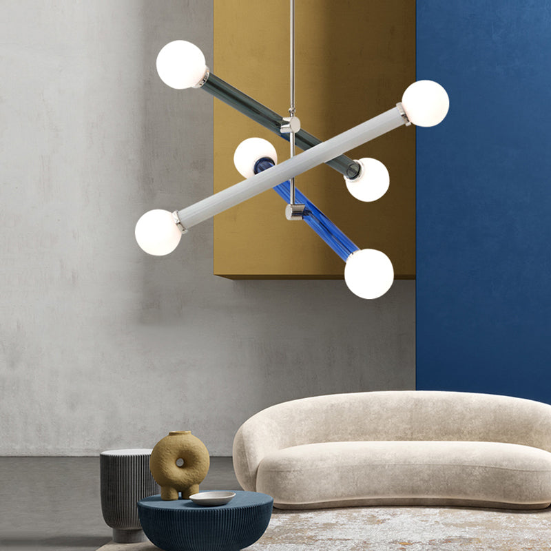 Elio Lineaire Design LED Hanglampen Metaal Glas Kinderkamer Woonkamer