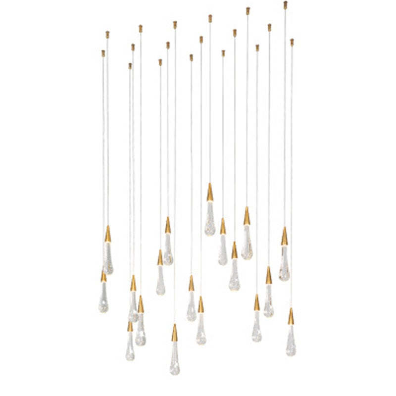 Kristy Kleine LED Hanglampen Goud Kristal Metaal Slaapkamer Eetkamer