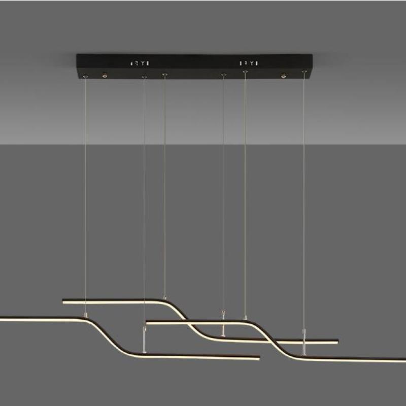 Louise Design Moderne LED Hanglampen Zwart Goud Metaal Slaapkamer