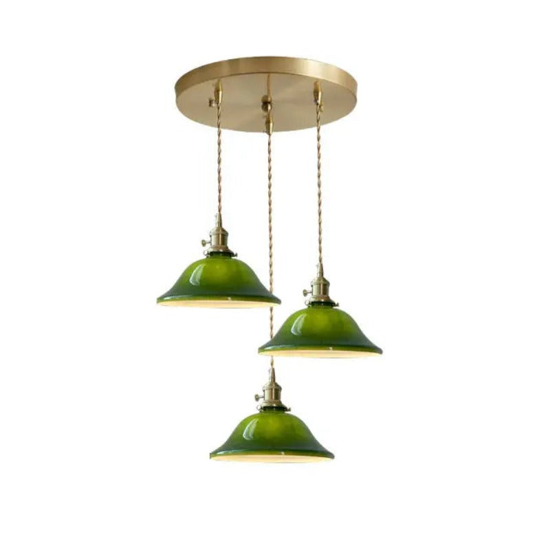 Hailie Design Retro LED Hanglampen Wit Metaal Glass Slaapkamer