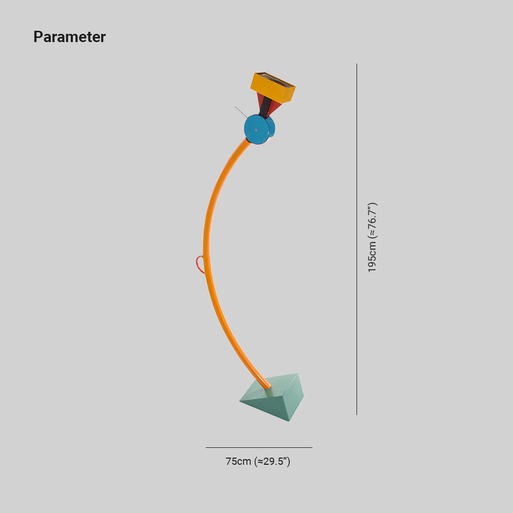 Morandi Moderne Design LED Kleurrijke Legostijl Vloerlamp Metaal Woonkamer