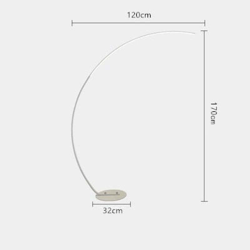 Modern Industriele LED Vloerlamp Wit/Zwart Slaap/Woonkamer Metaal&Silicium