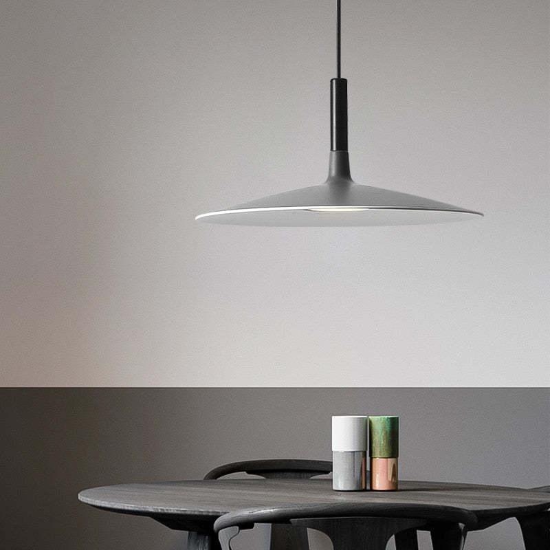 Morandi Moderne LED Hanglampen Wit Metaal Woonkamer Eetkamer Pan