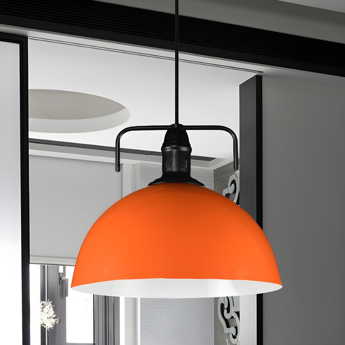 Morandi Design LED Hanglamp Zwart Metaal Slaapkamer Woonkamer