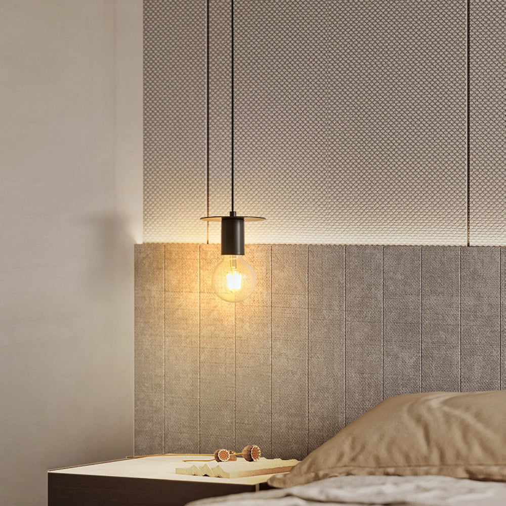 Hailie Modern Kleine Retro LED Hanglampen Wit Zwar Metaal Slaapkamer