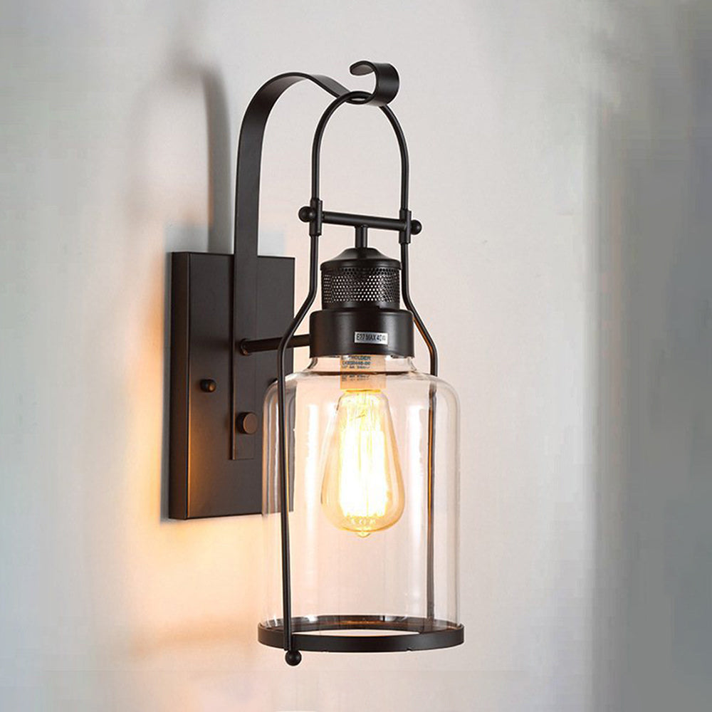 Valerio Retro LED Binnen wandlamp Glas Metaal Woonkamer Eetkamer Slaapkamer